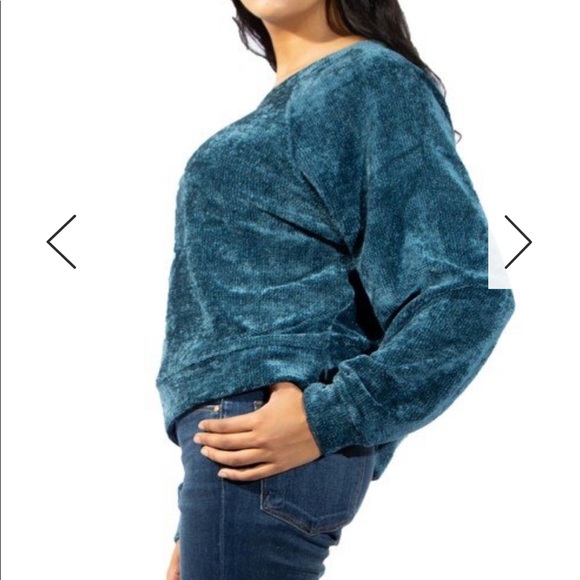 NWT BAND OF GYPSIES DARK STAR CHENILLE SWEATER SM - Picture 3 of 6